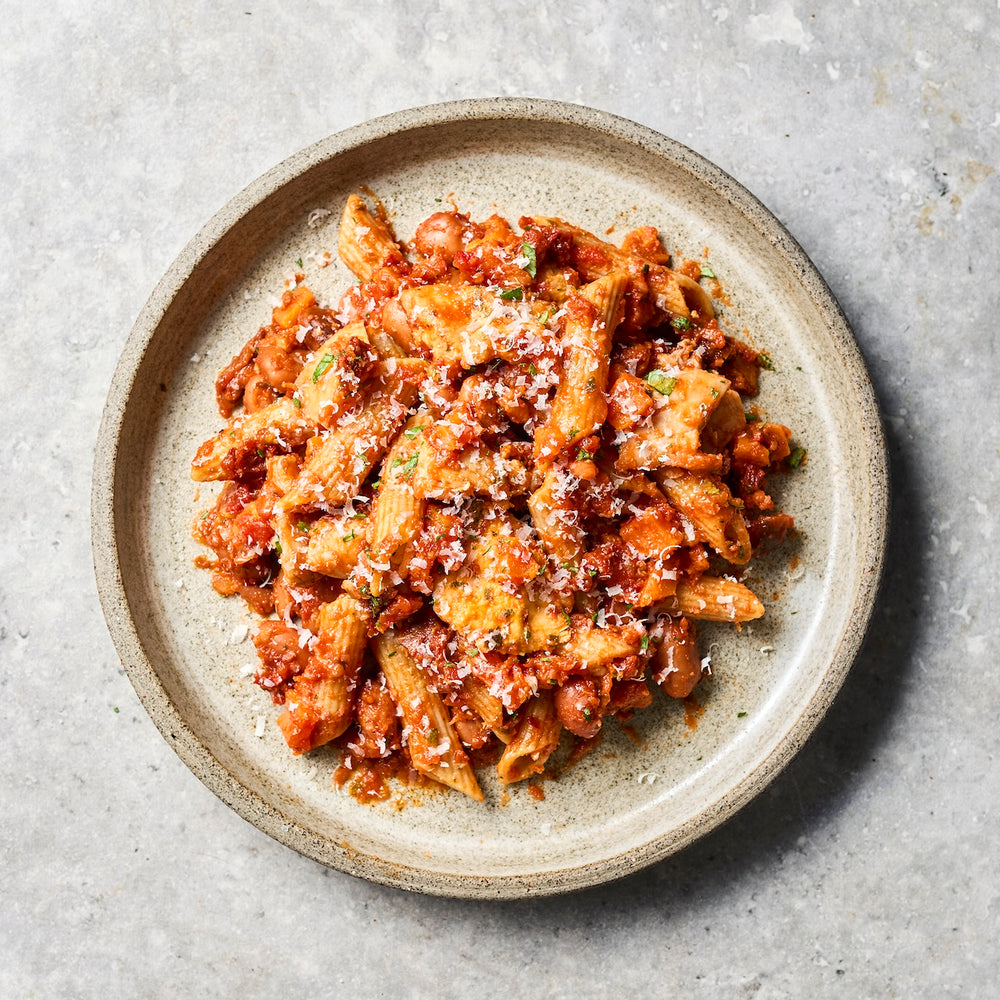 Chicken, Tomato + Borlotti Bean Pasta Bowl (Midi)