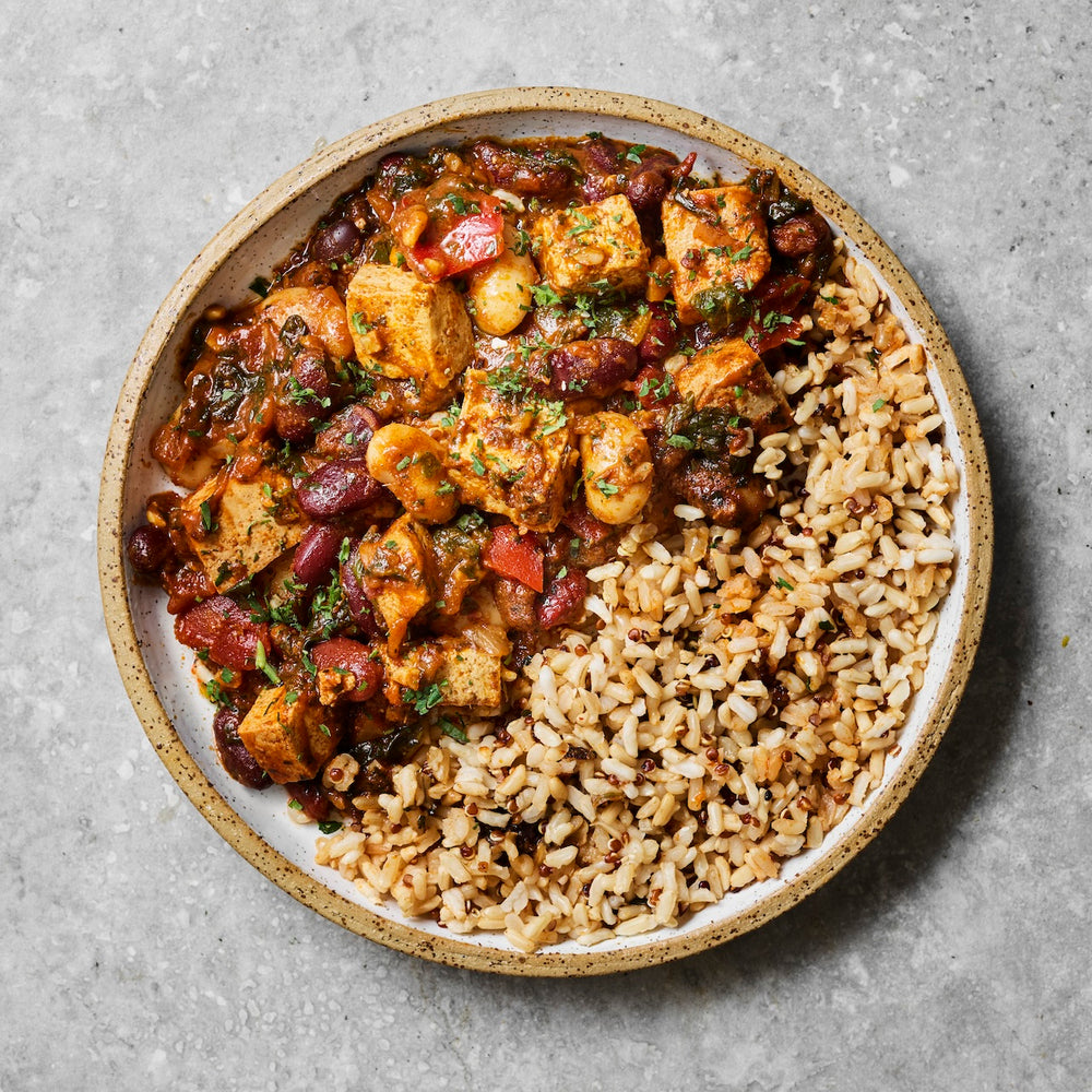 3 Bean + Smoked Tofu Chilli (Mediterranean)